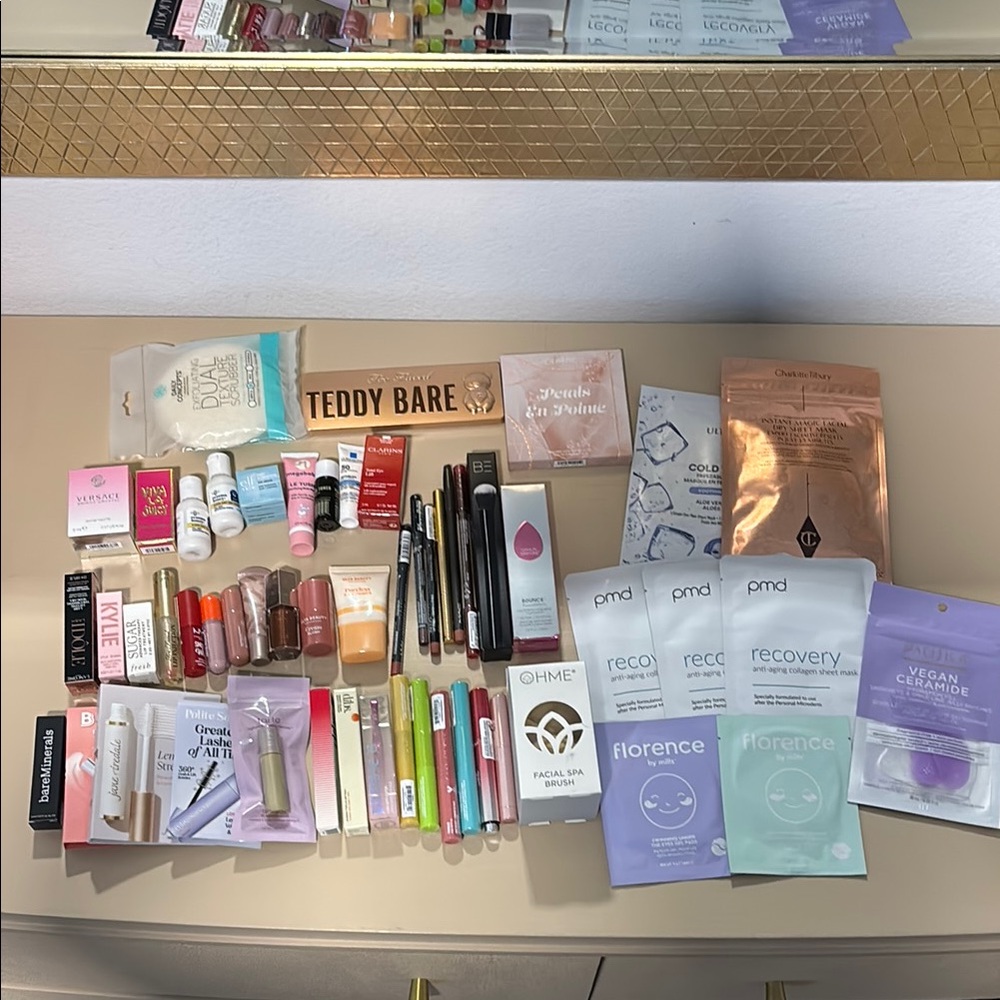 BN 77 Piece Makeup and Skincare Lot - includes MAC, Fenty, Charlotte Tilbury